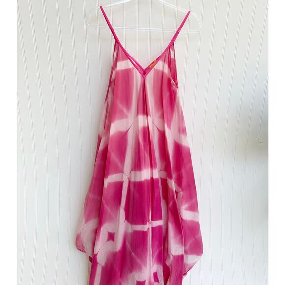 Roberta Roller Rabbit Pink Asymmetrical Sundress - Picture 3 of 8